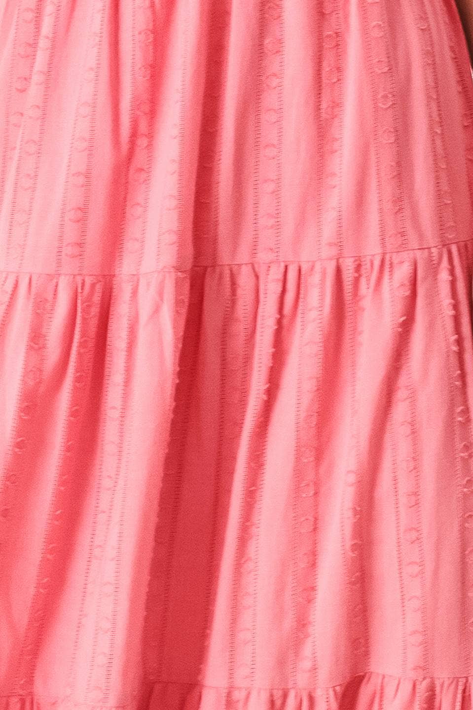 Tiered Maxi Dress w/ Cut Out