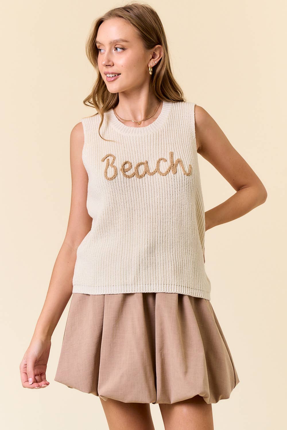 BEACH SWEATER TANK