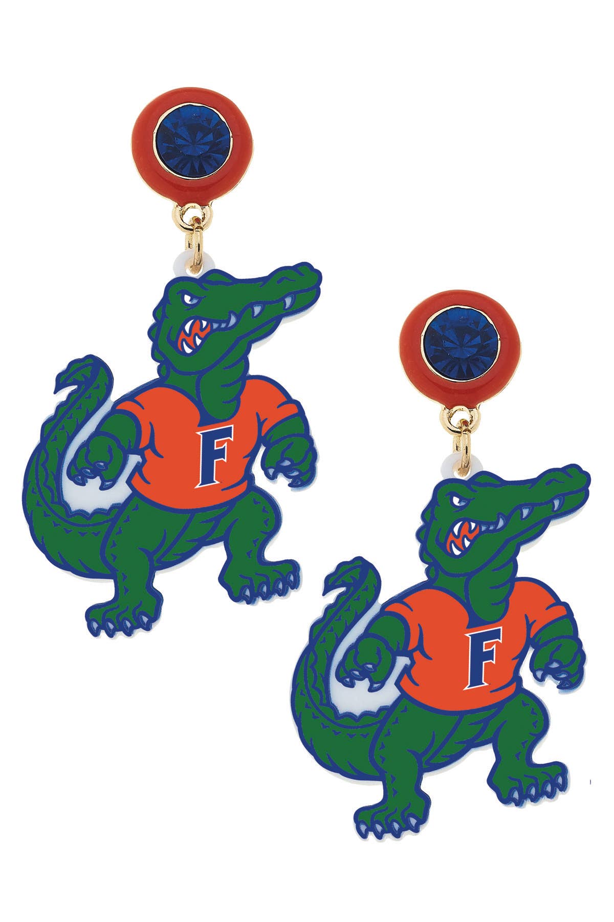 Florida Gator Mascot Earrings