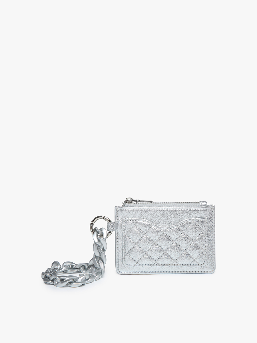 Quilted Wallet w/ Chain Bangle