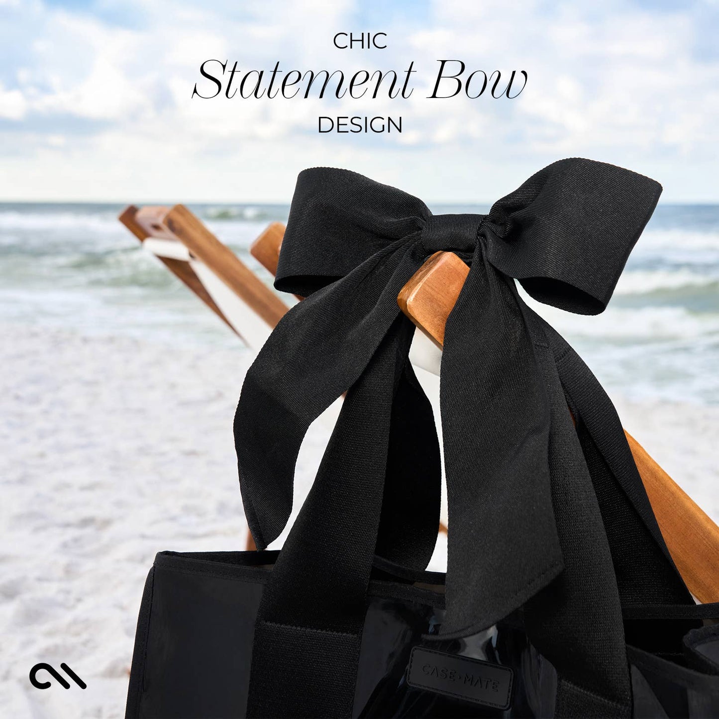 Midnight Bow Jelly Tote Bag