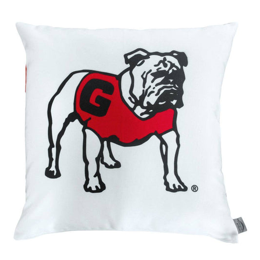 UGA Vintage Bulldog Pillow