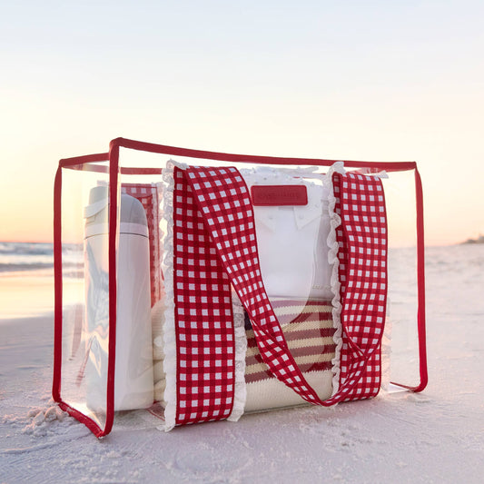 CaseMate Cherry Gingham Jelly Tote