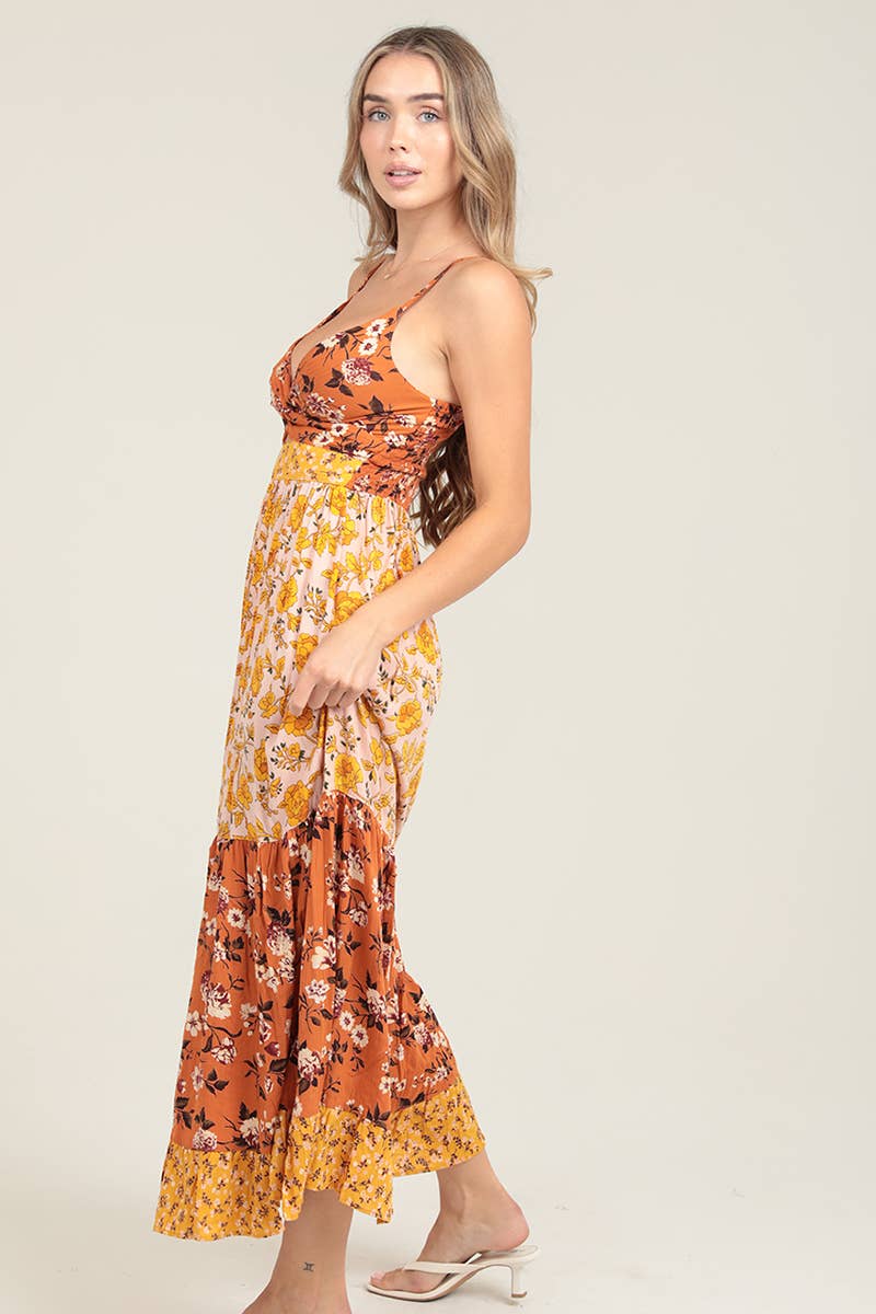 TWIST FRONT CUT OUT MAXI