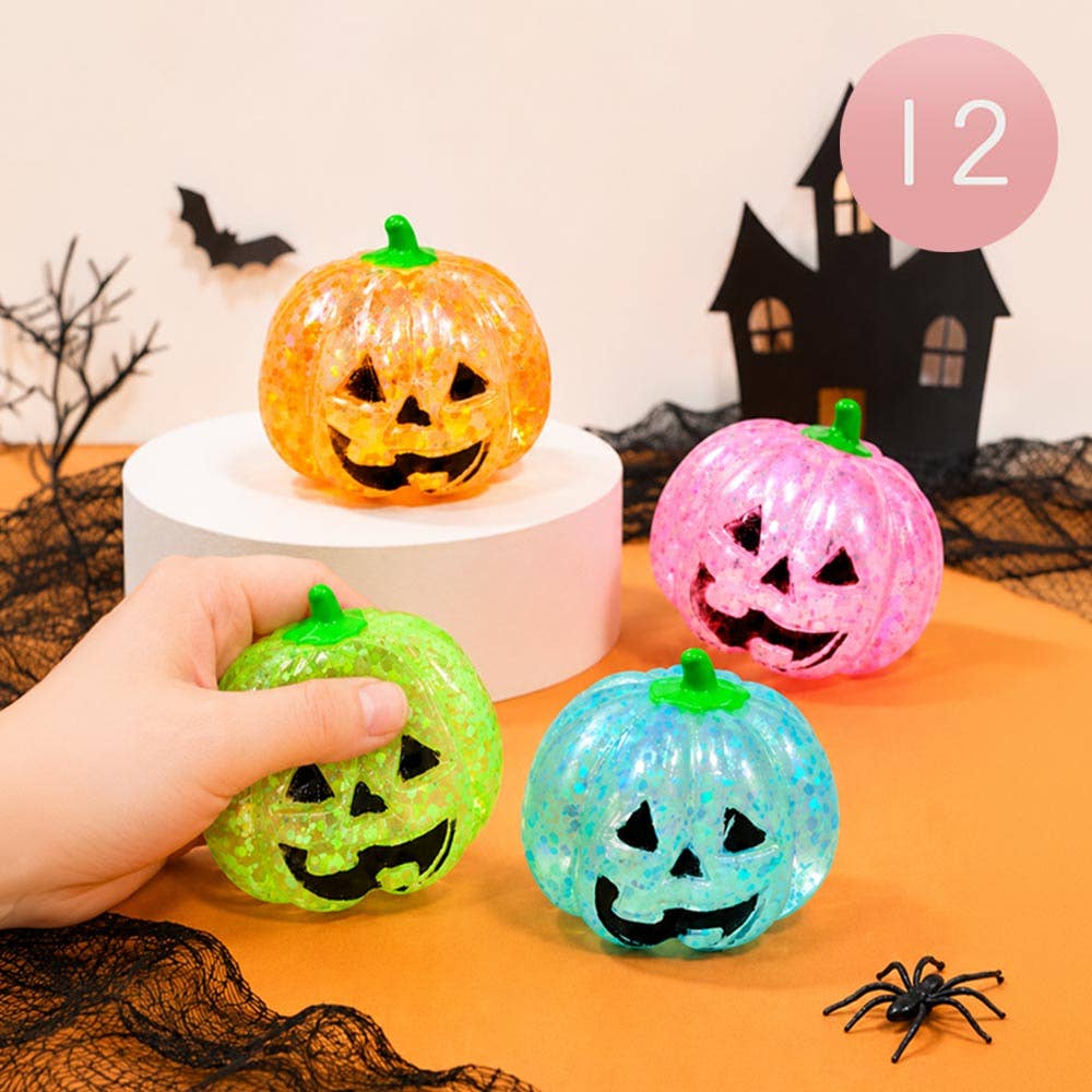 Glitter Pumpkin Squishy