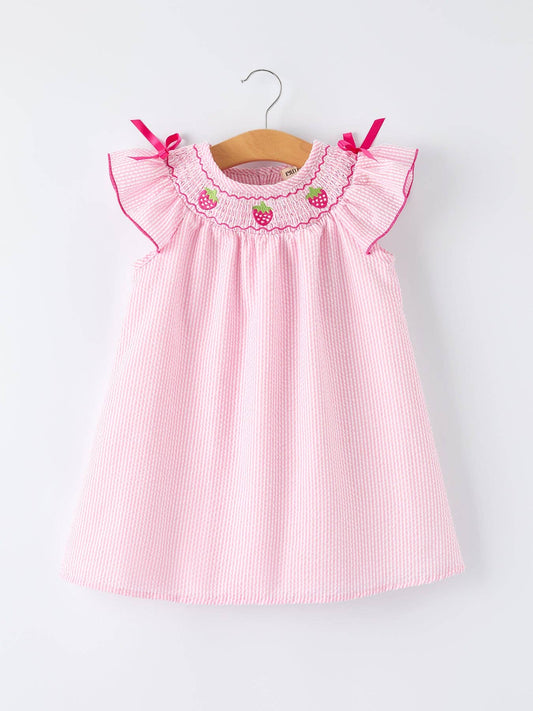 Strawberry Smocked Dress