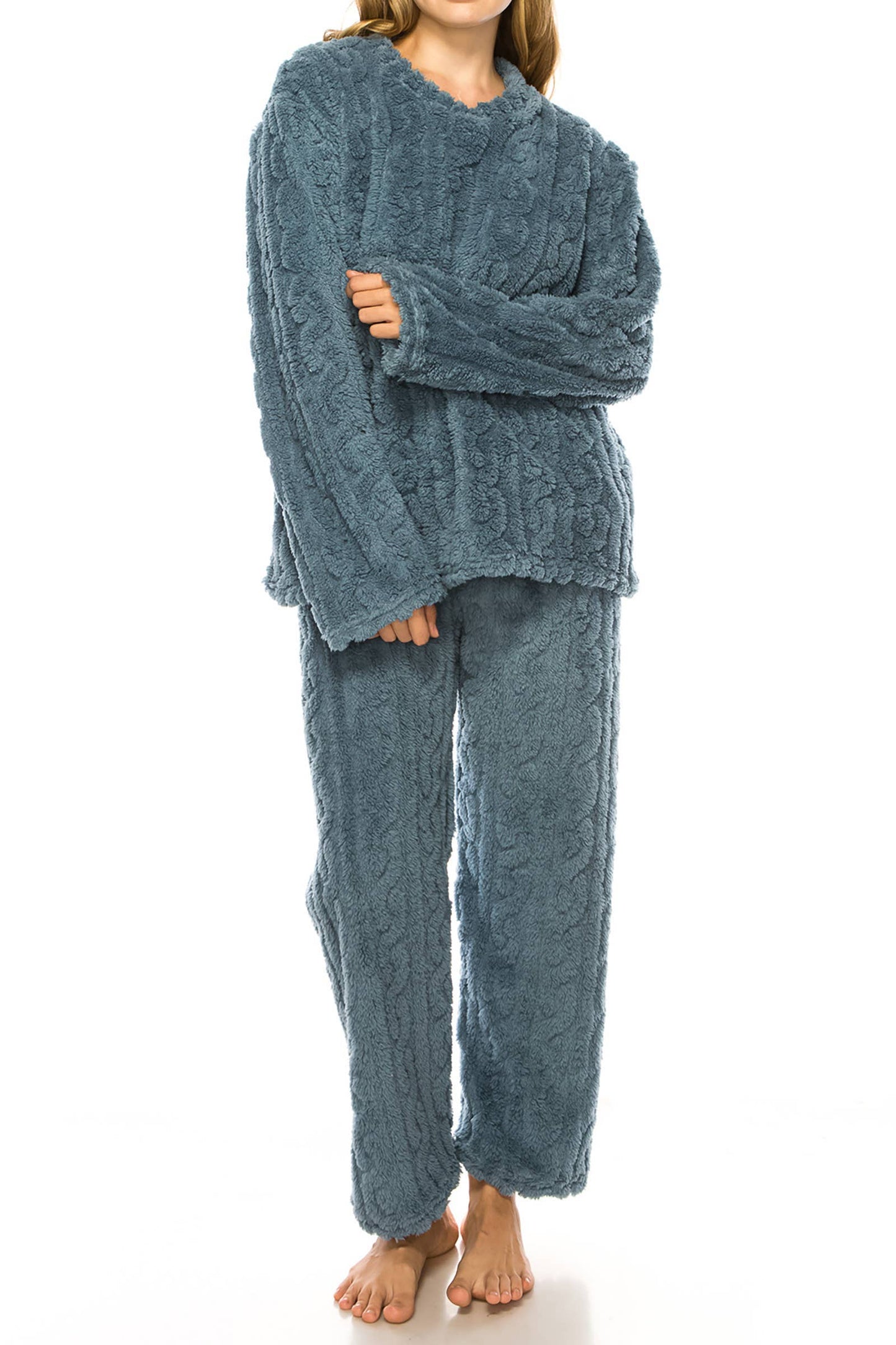 Cable Fleece PJ Set