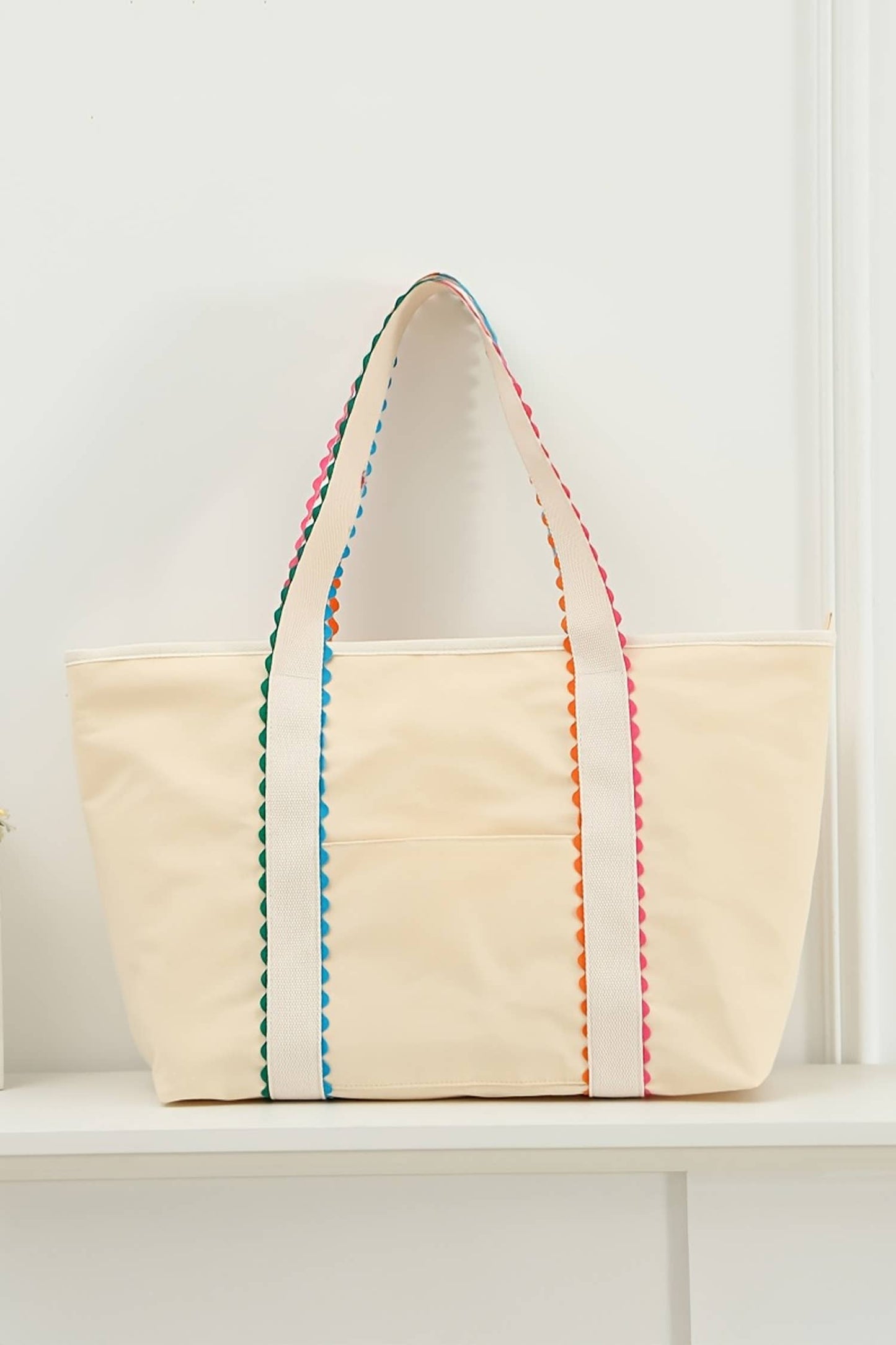 Ricrac Canvas Tote Bag
