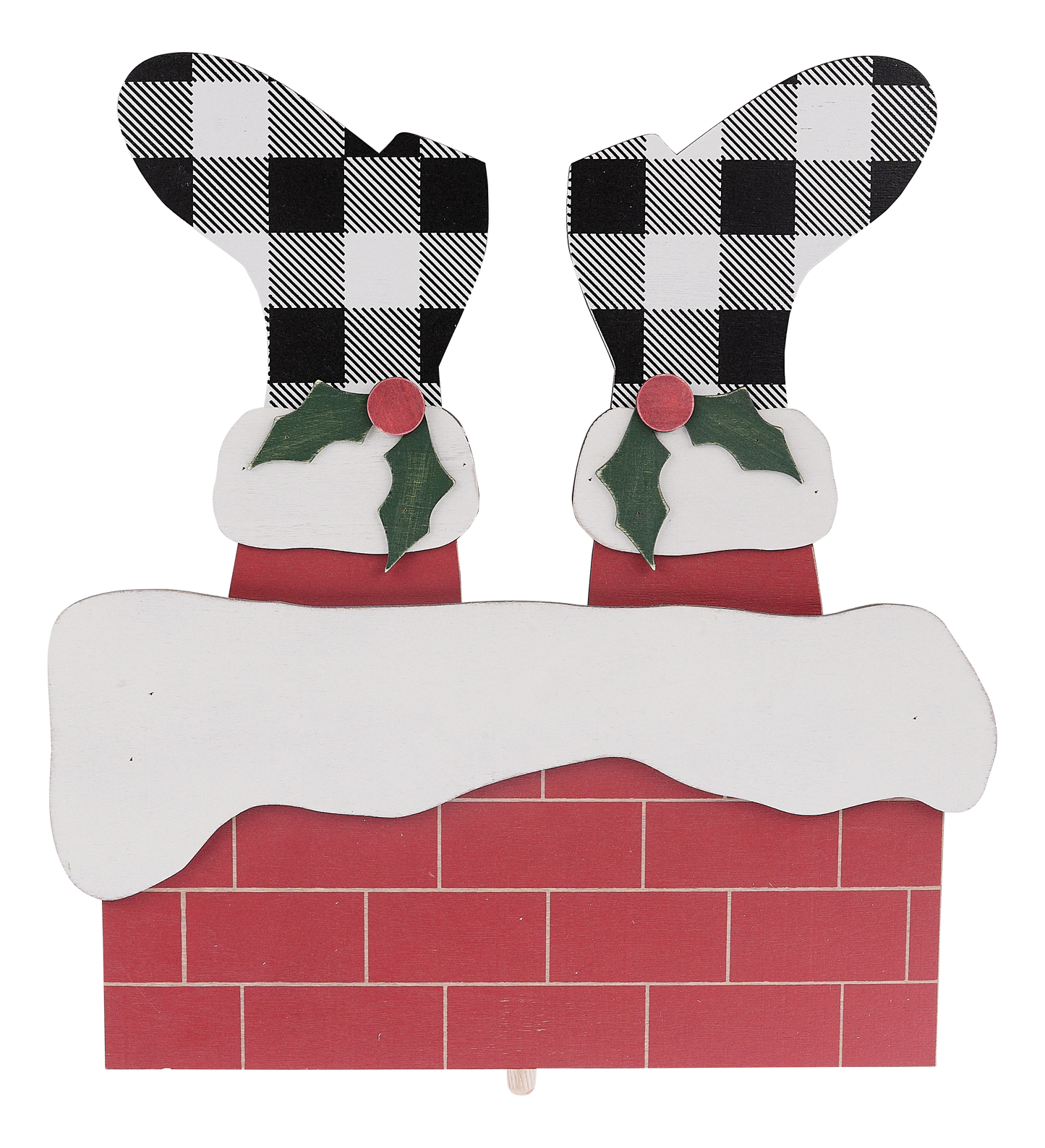 Chimney Santa Topper