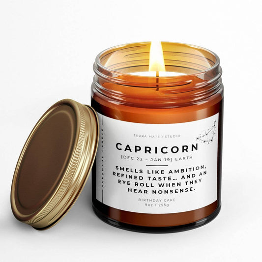 Capricorn Birthday Candle