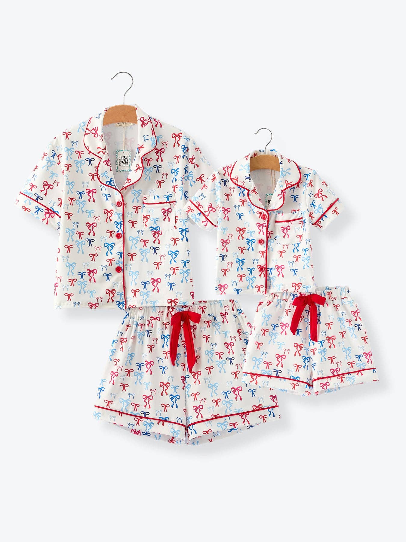 Patriotic Bows PJ's-Womens
