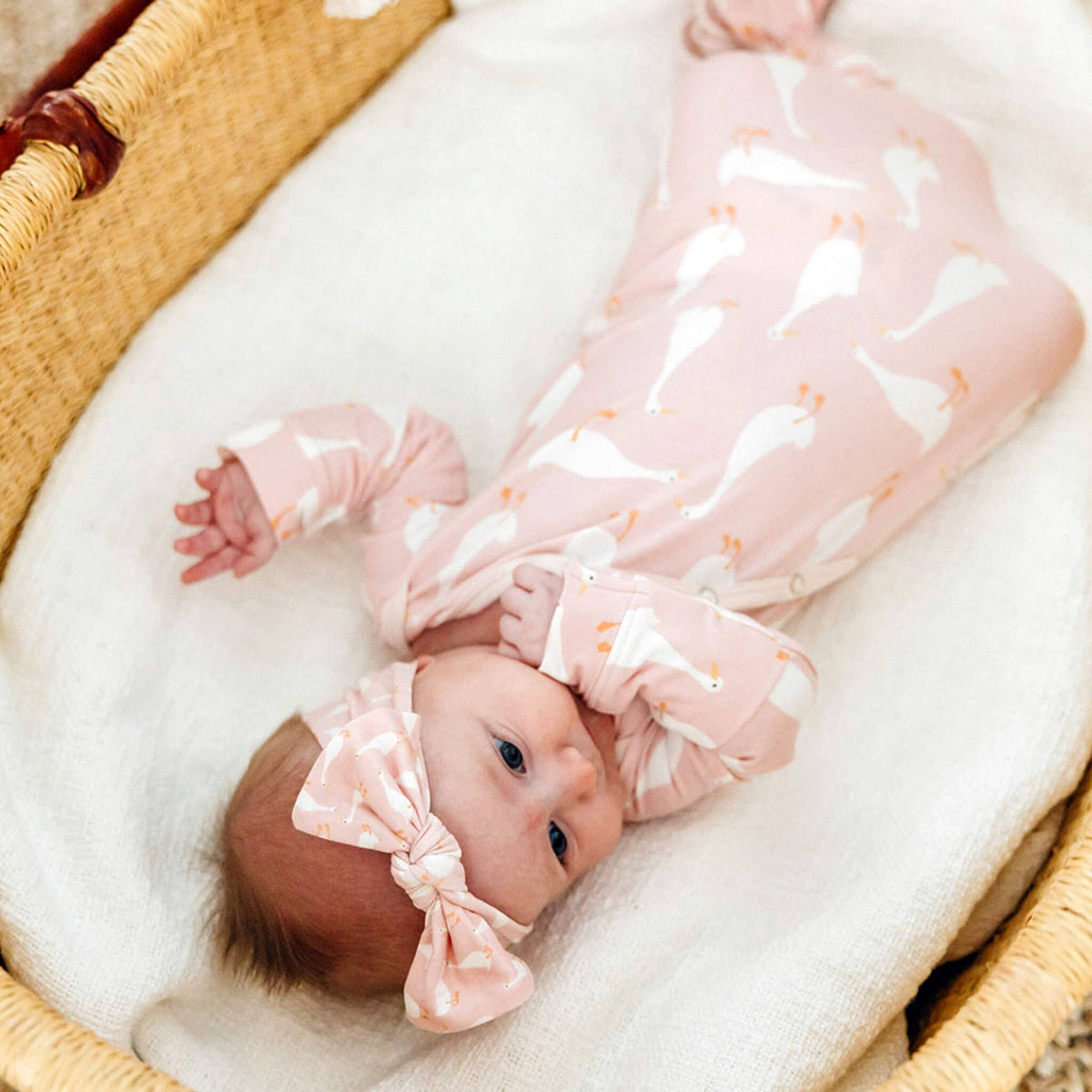 Newborn Knot Gown -Goosie
