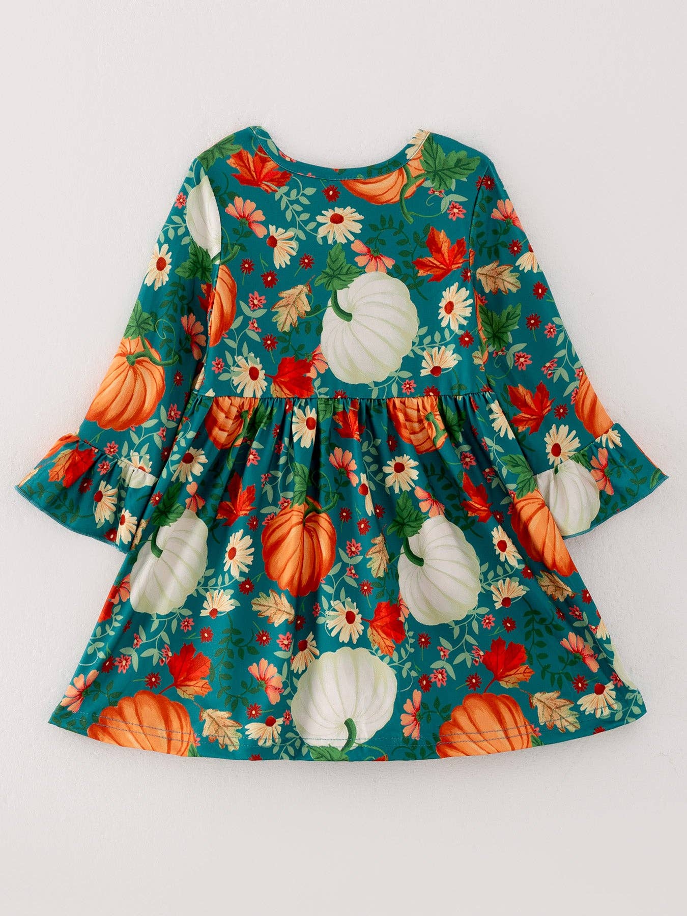 Fall  Pumpkin Print Dress