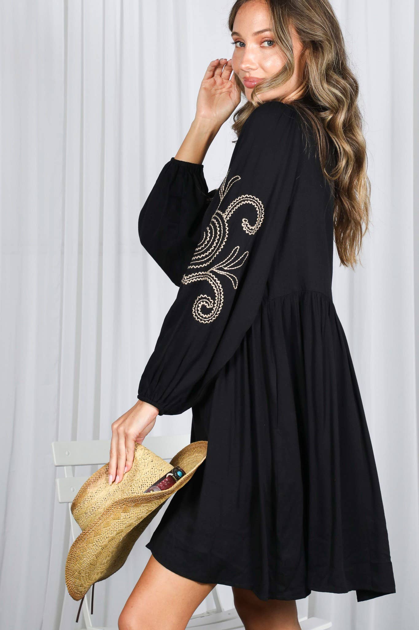 Paisley Baby Doll Dress