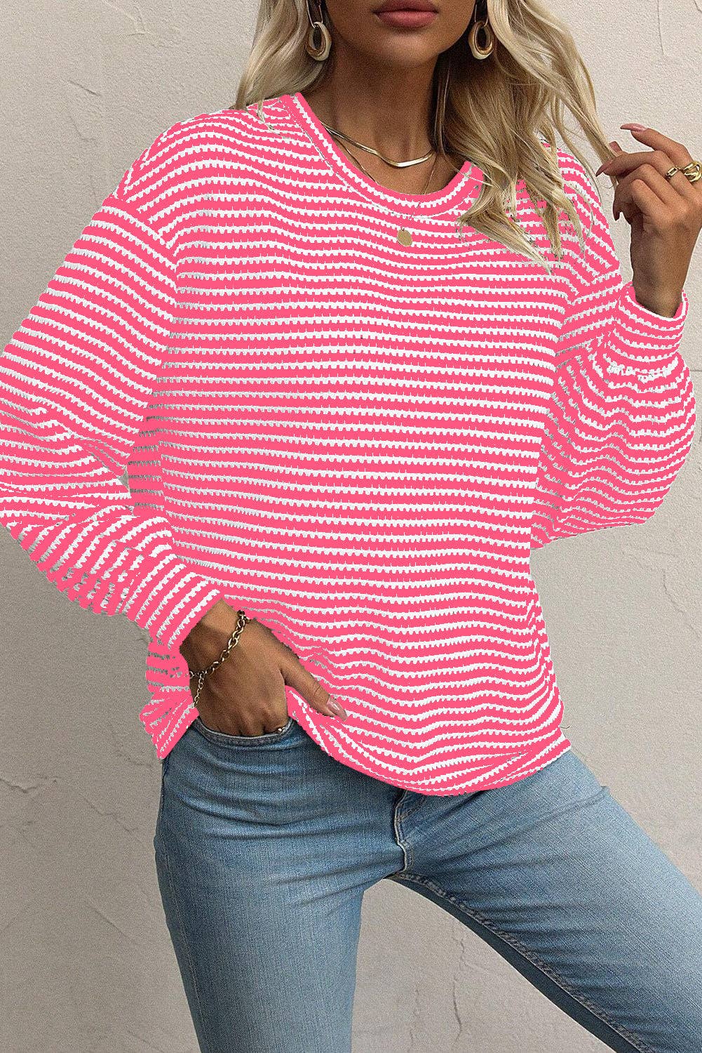 Pink Stripe Long Sleeve