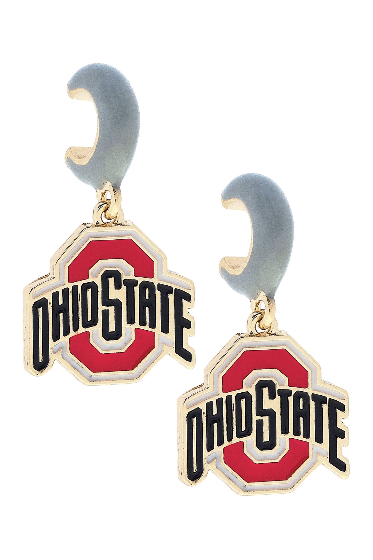 Ohio State Huggie Earrings