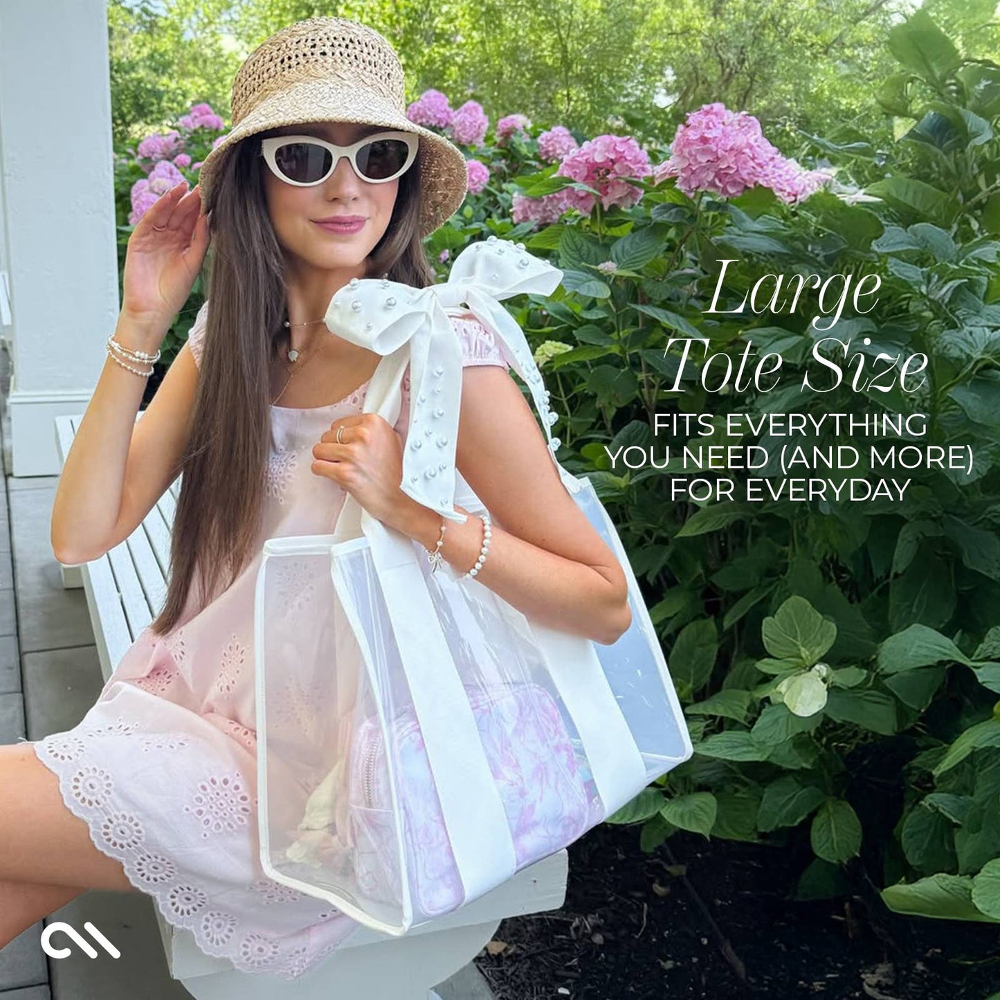 Ivory Pearl Jelly Tote Bag