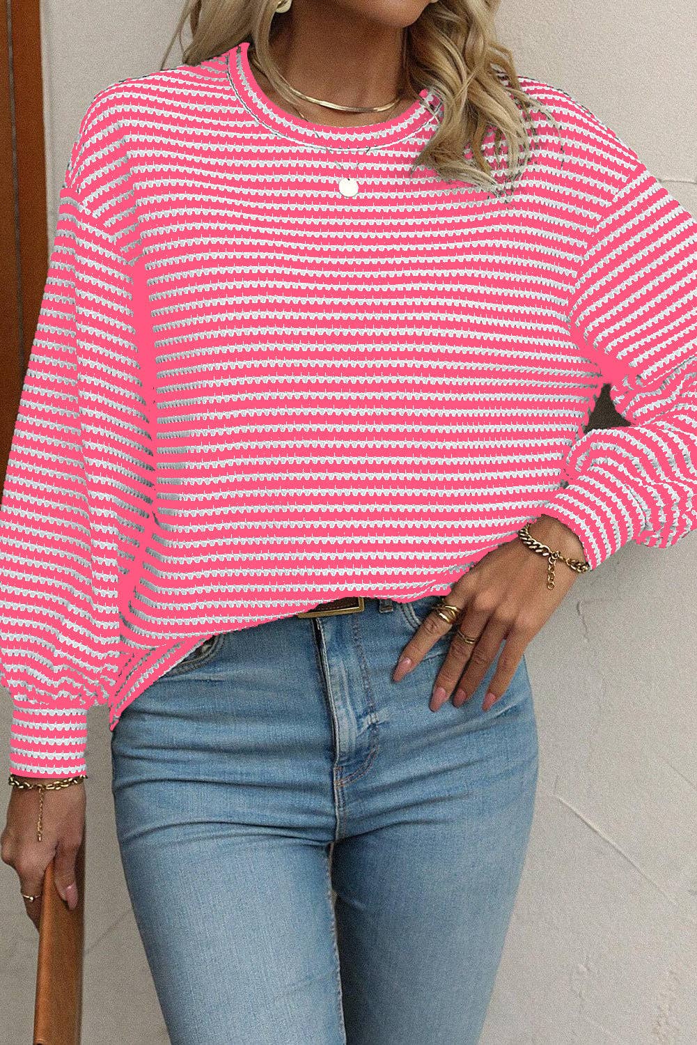 Pink Stripe Long Sleeve