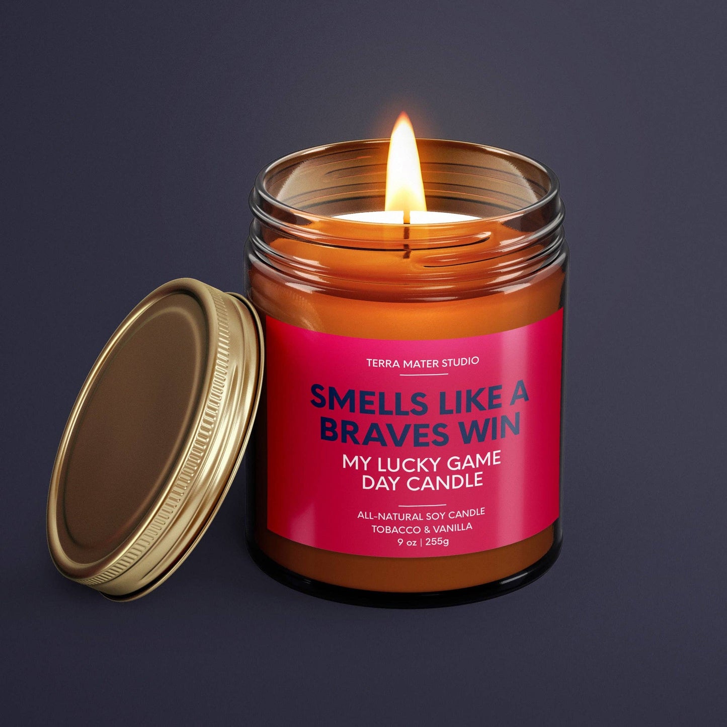 Smells Like A Braves Win Candle