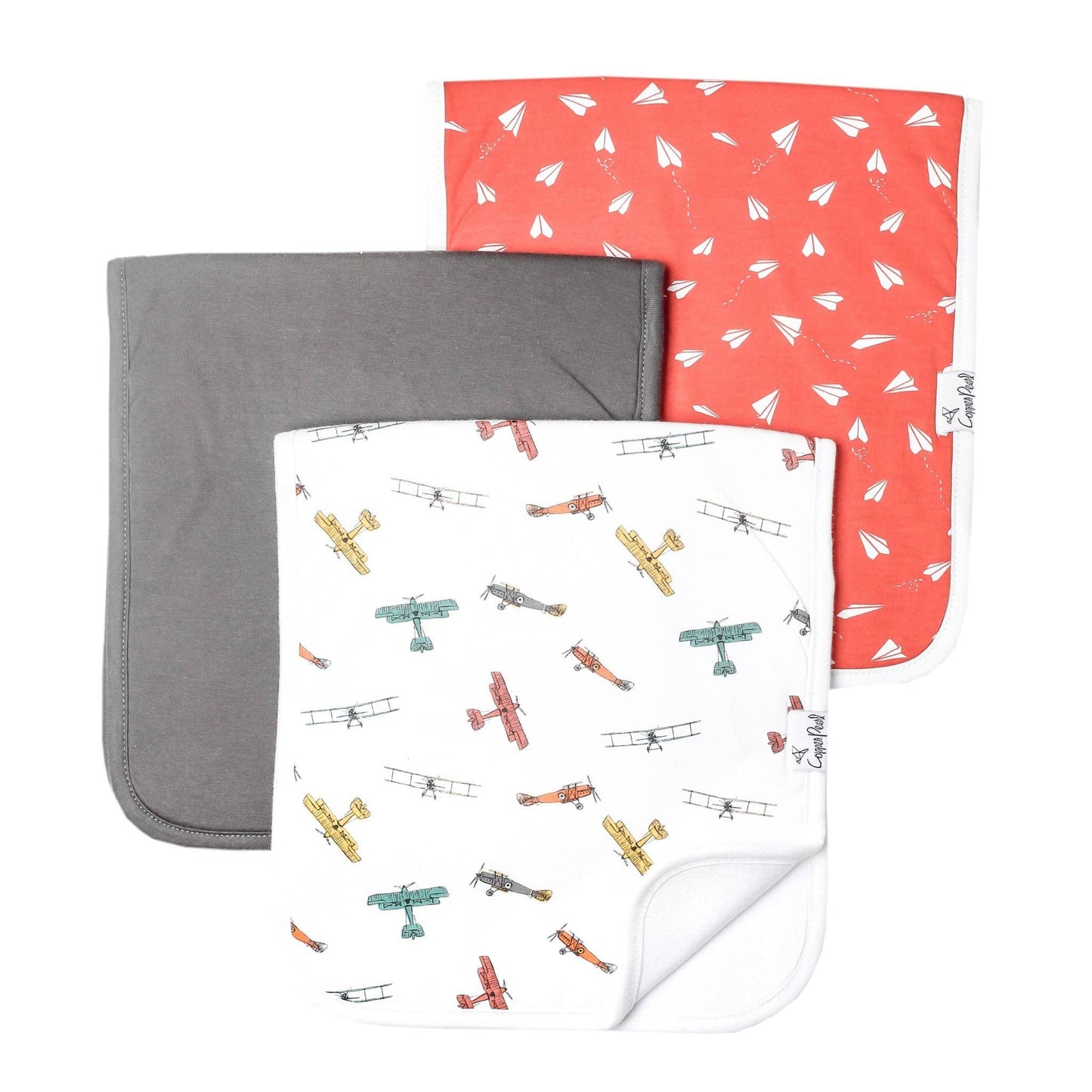 3 Burp Cloths -Ace
