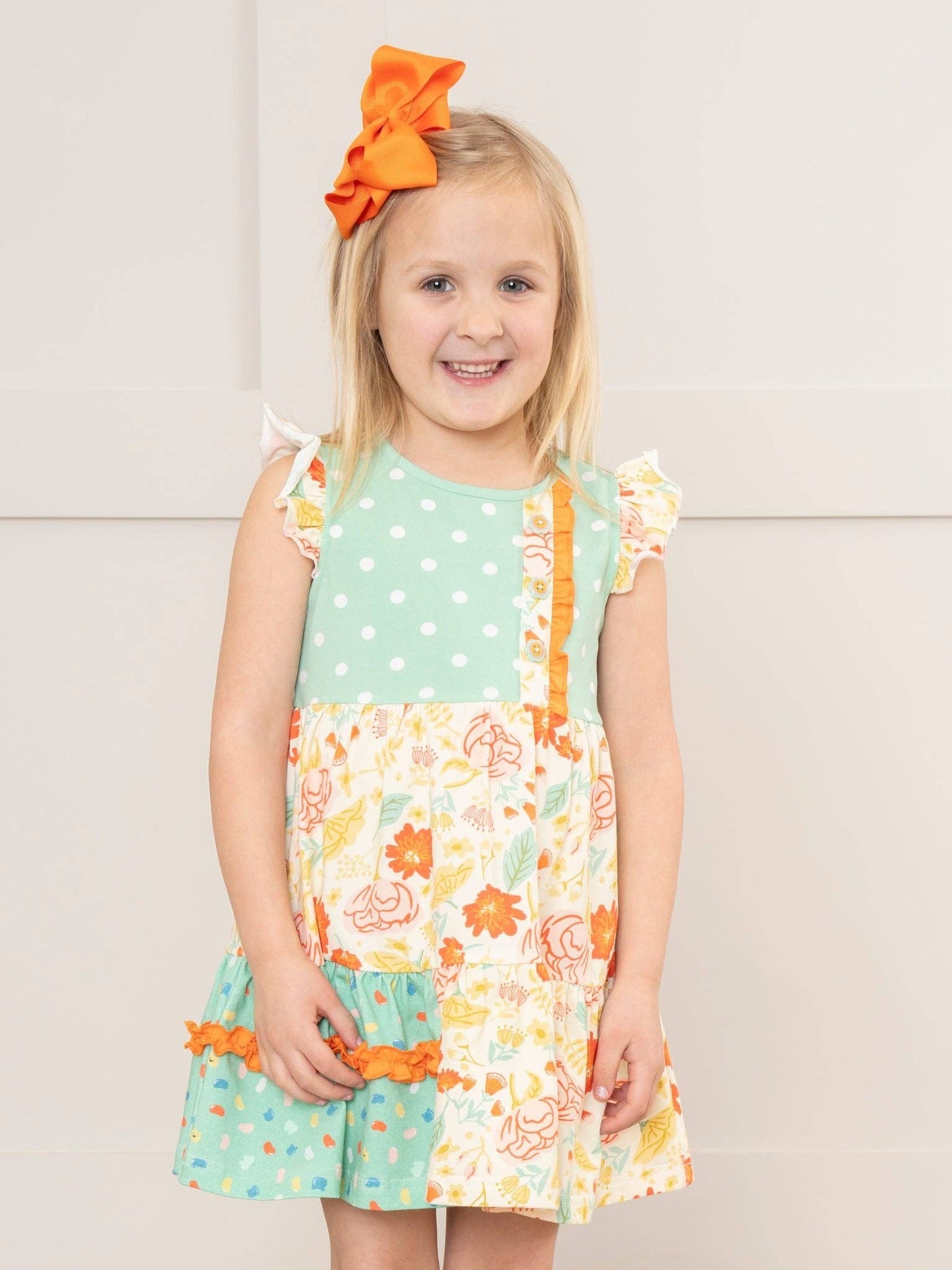 Lottie Dots Prairie Ruffle Dress
