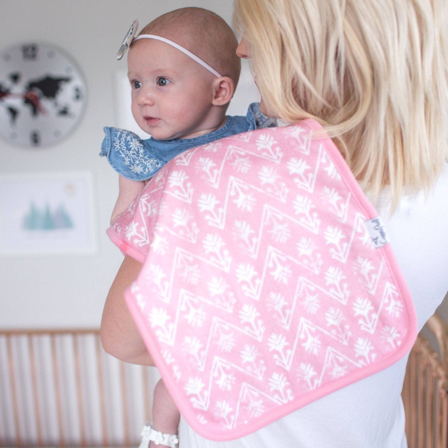 3 Burp Cloths -