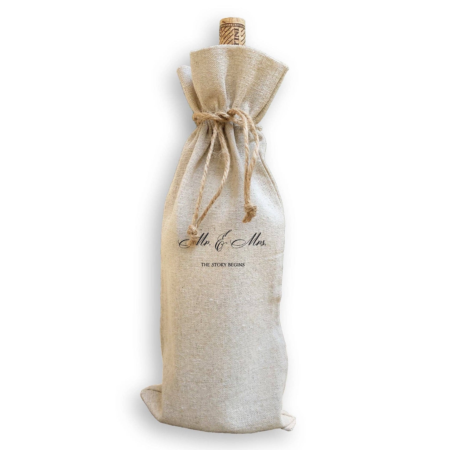 Mr and Mrs Wine Bag