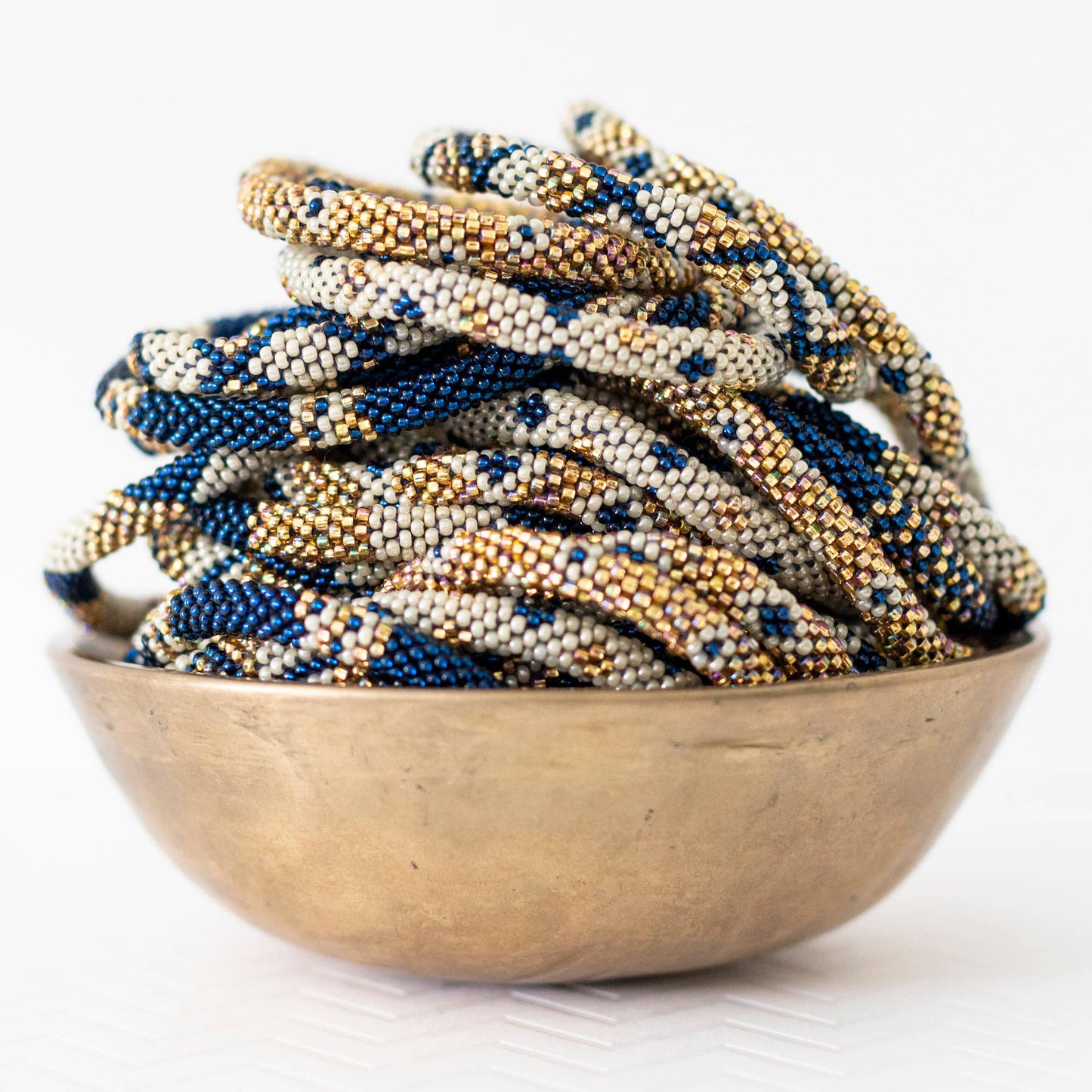 Roll-On® Bracelet Navy/Gold