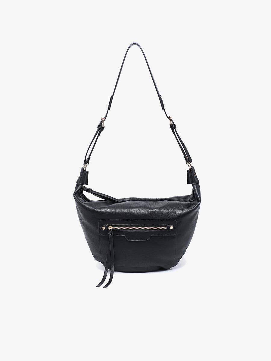 Leigh Distressed Hobo Bag