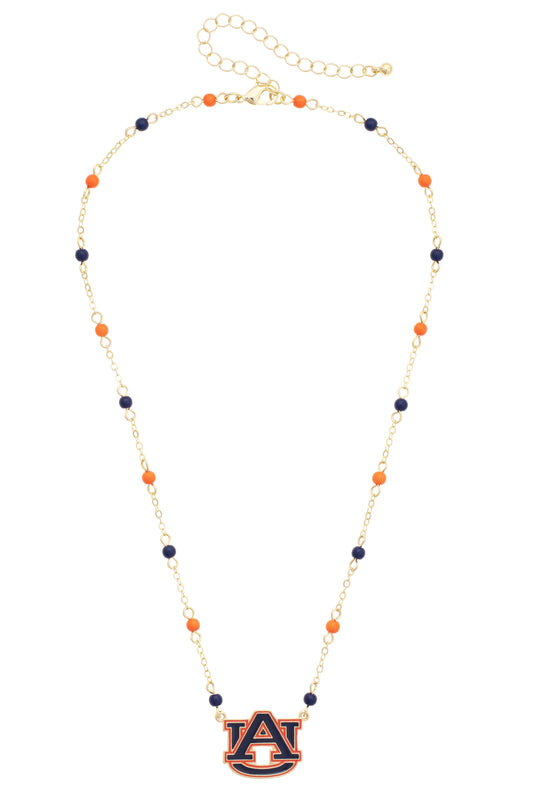 Auburn Logo Layering Necklace