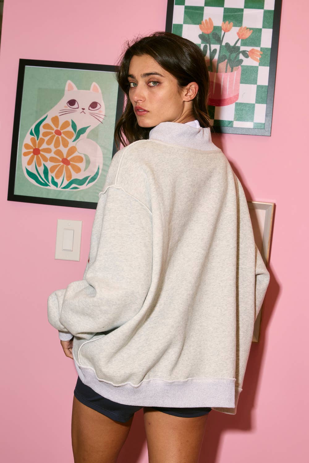 GEORGIA & GA Reversible Mockneck