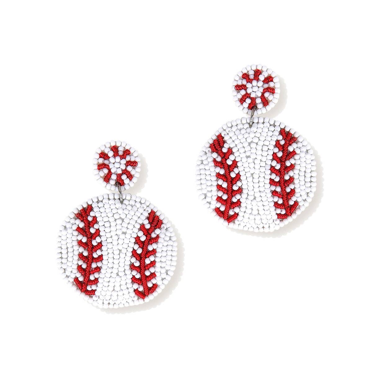 Beaded Ball Earrings