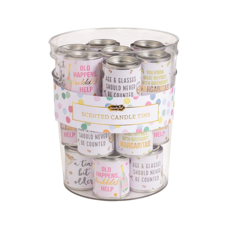 Birthday Tin Candle