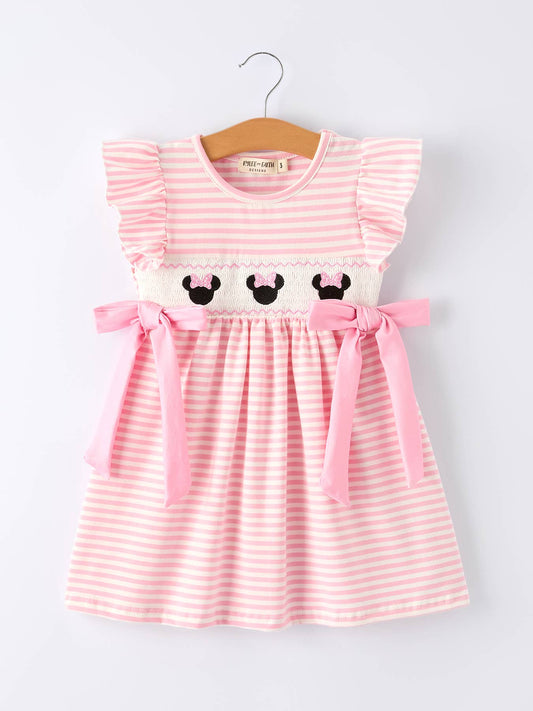Striped Mouse Dress w/Bows