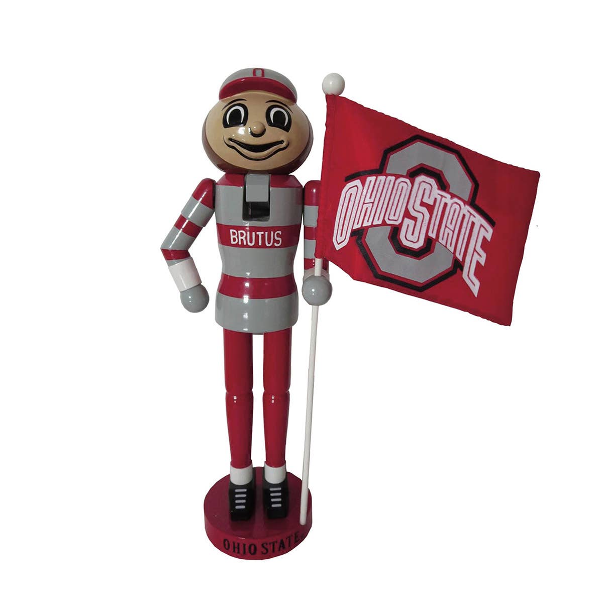12” Brutus with Flag Nutcracker