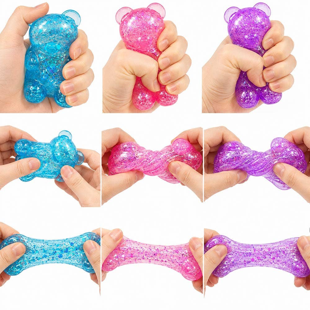 Glitter Gummy Bear Squishy