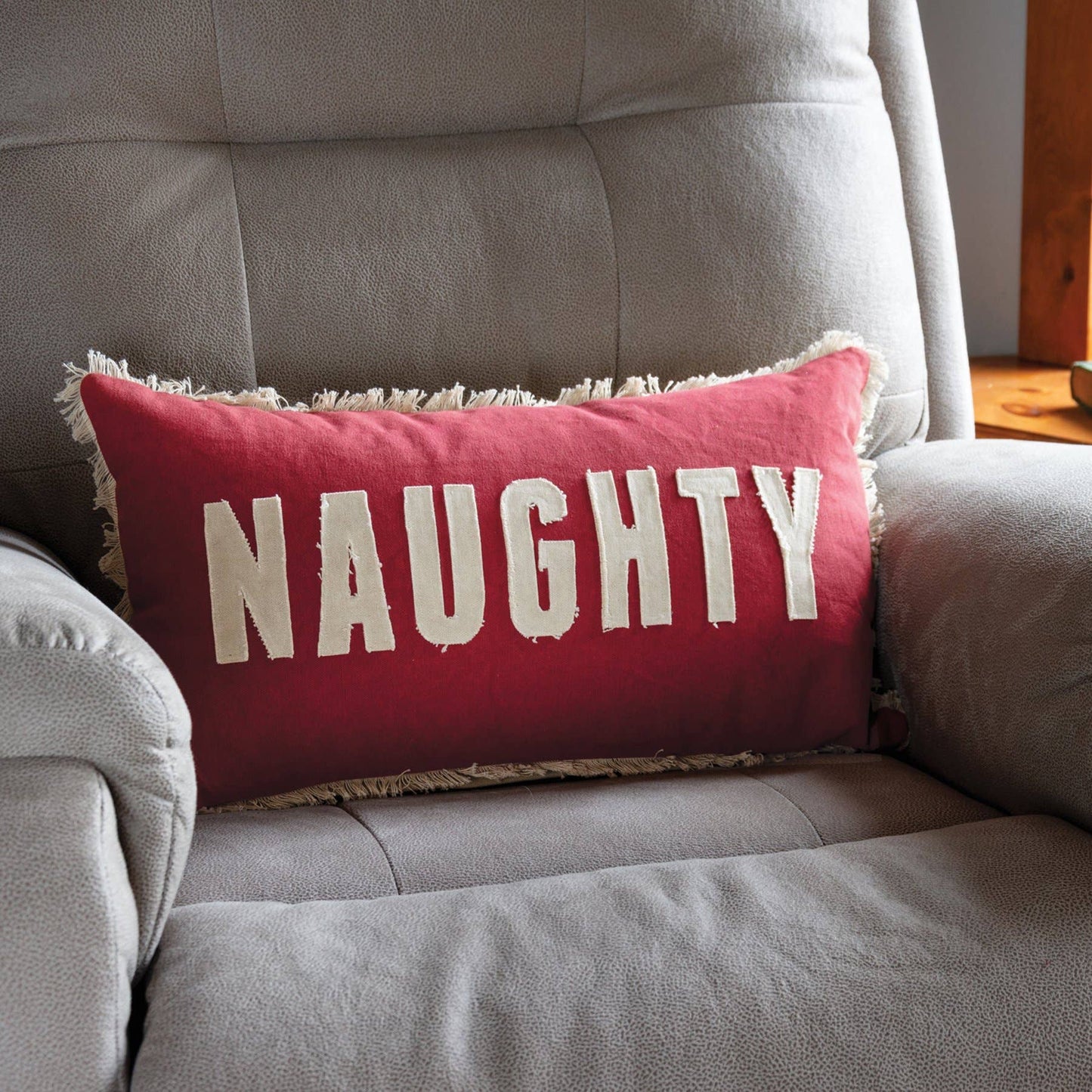 Naughty Nice Pillow