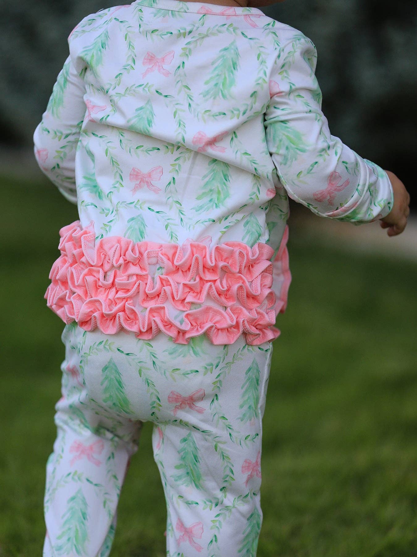 Christmas Tree Zip Romper