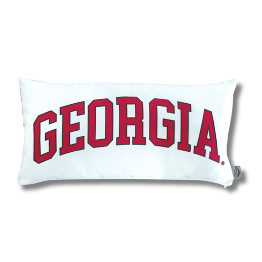 UGA Georgia Lumbar Pillow
