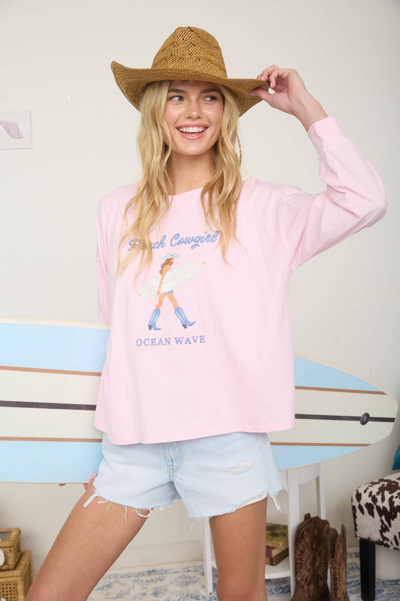 BEACH COWGIRL TOP