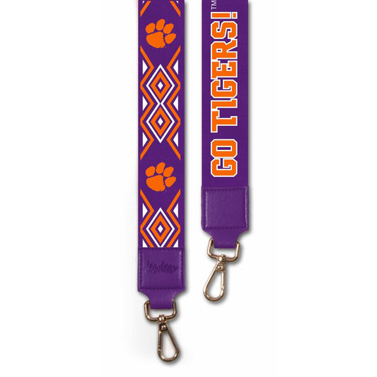 Clemson Ikat Purse Strap