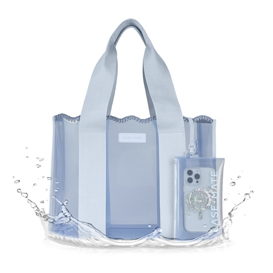 Case-Mate Blue Wave Jelly Tote