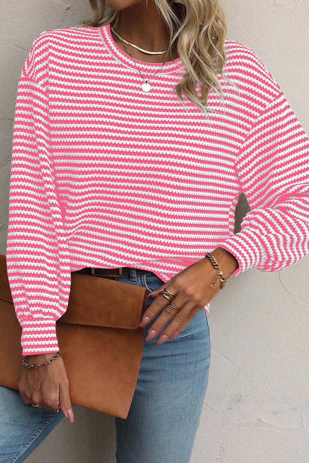 Pink Stripe Long Sleeve