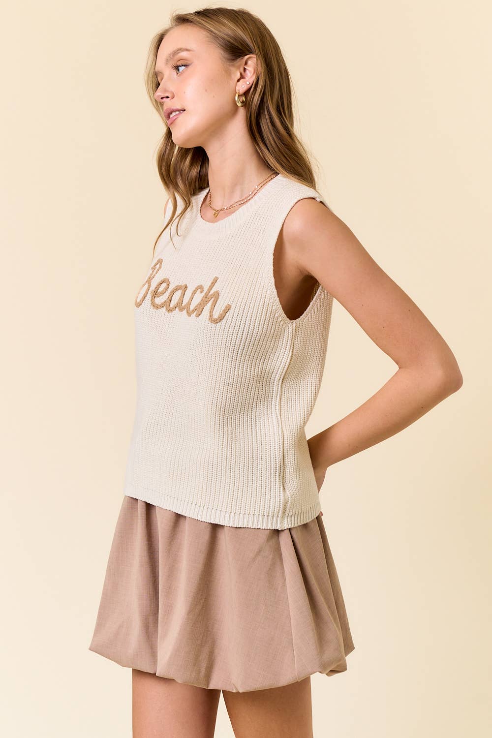 BEACH SWEATER TANK