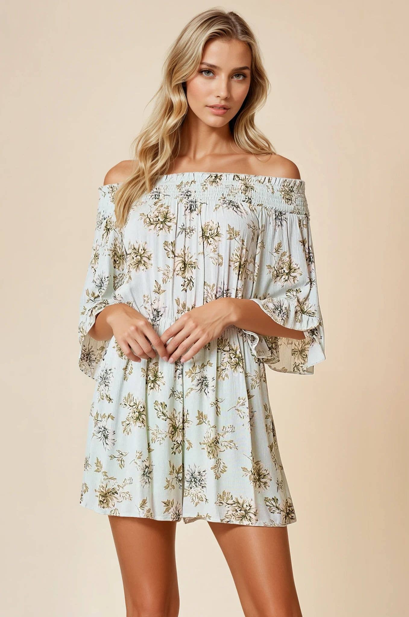 Off Shoulder Romper