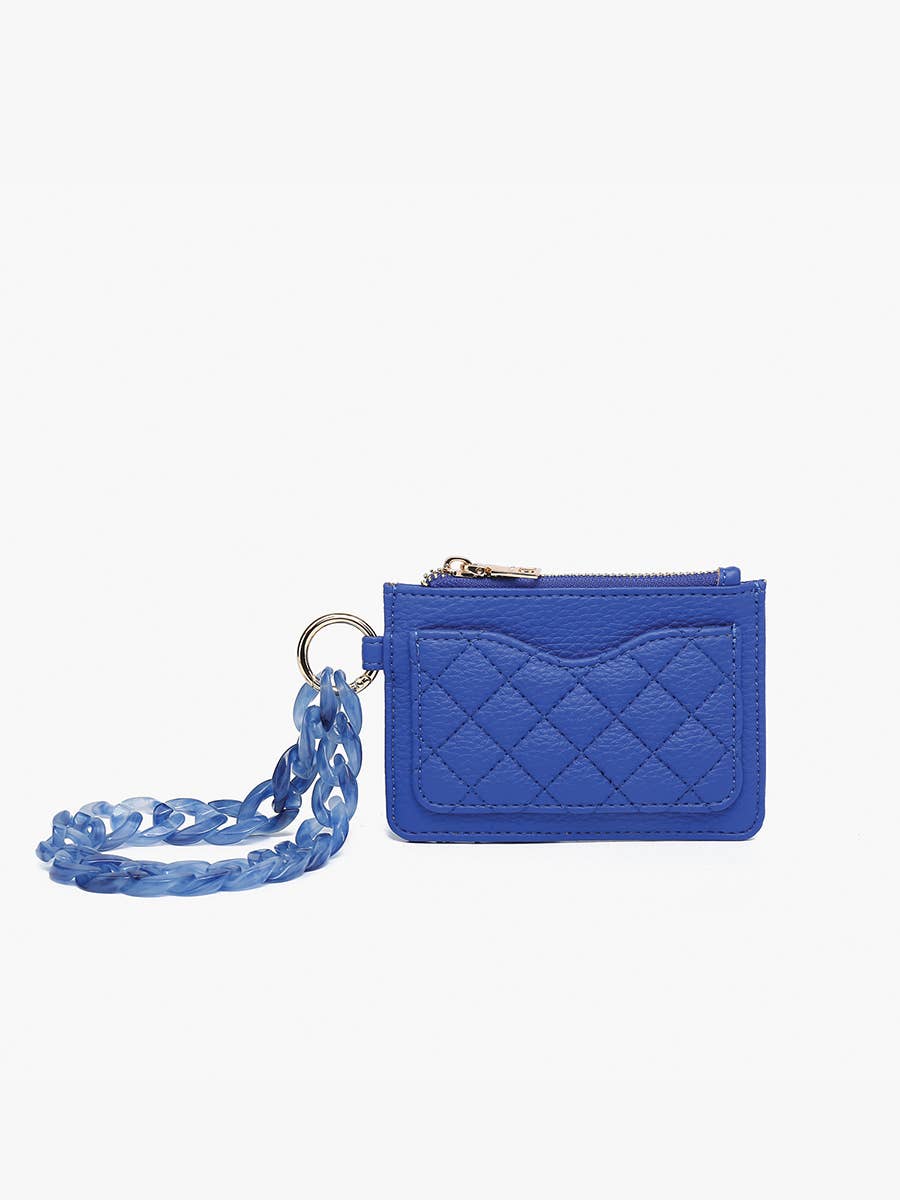 Quilted Wallet w/ Chain Bangle