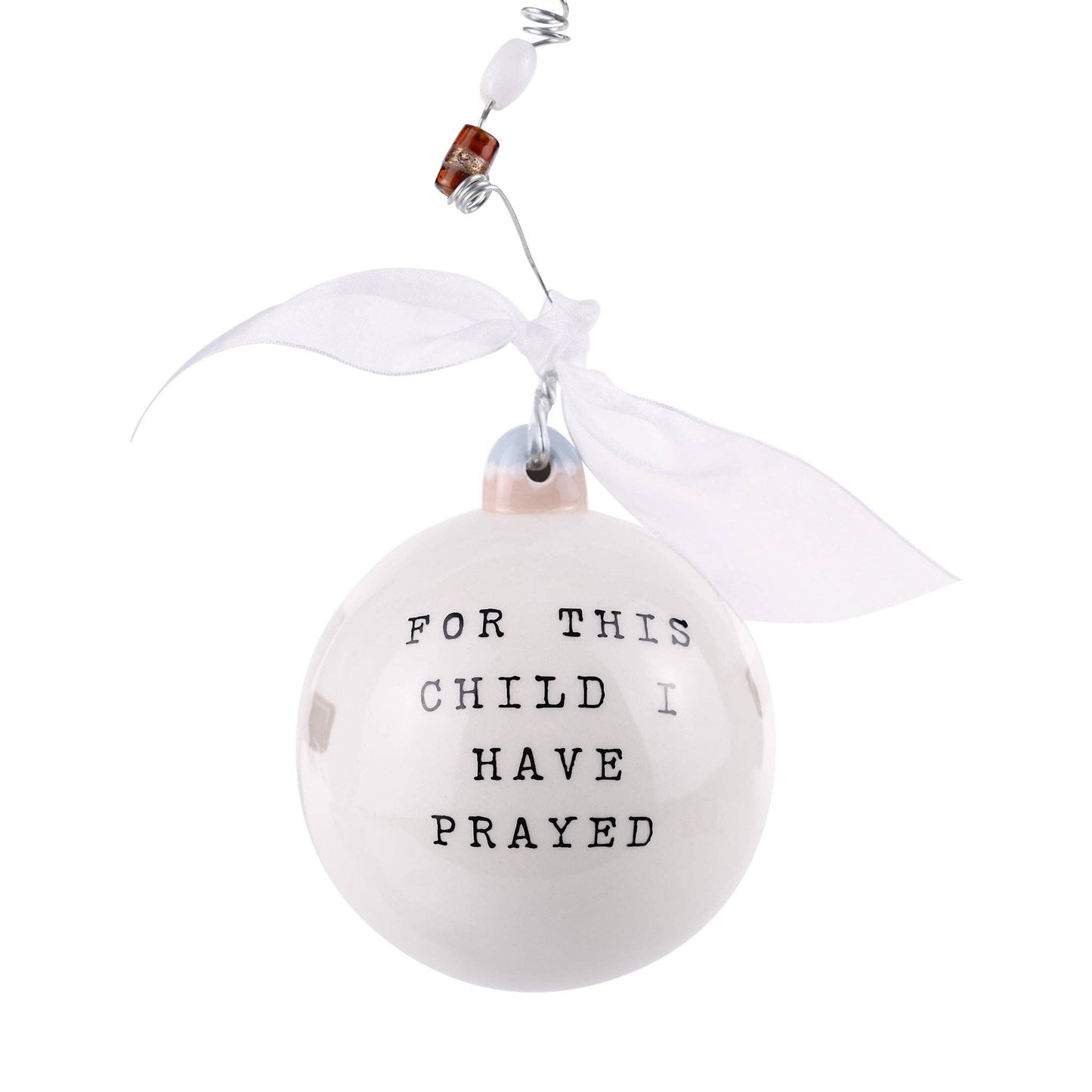 For This Child I Have Prayed Ornament