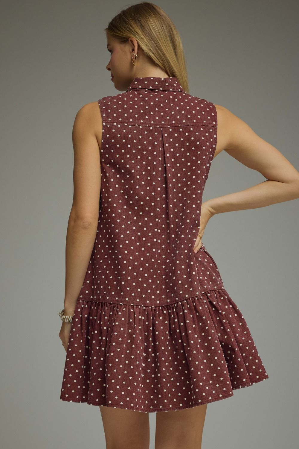 Polka Dot Button Dress