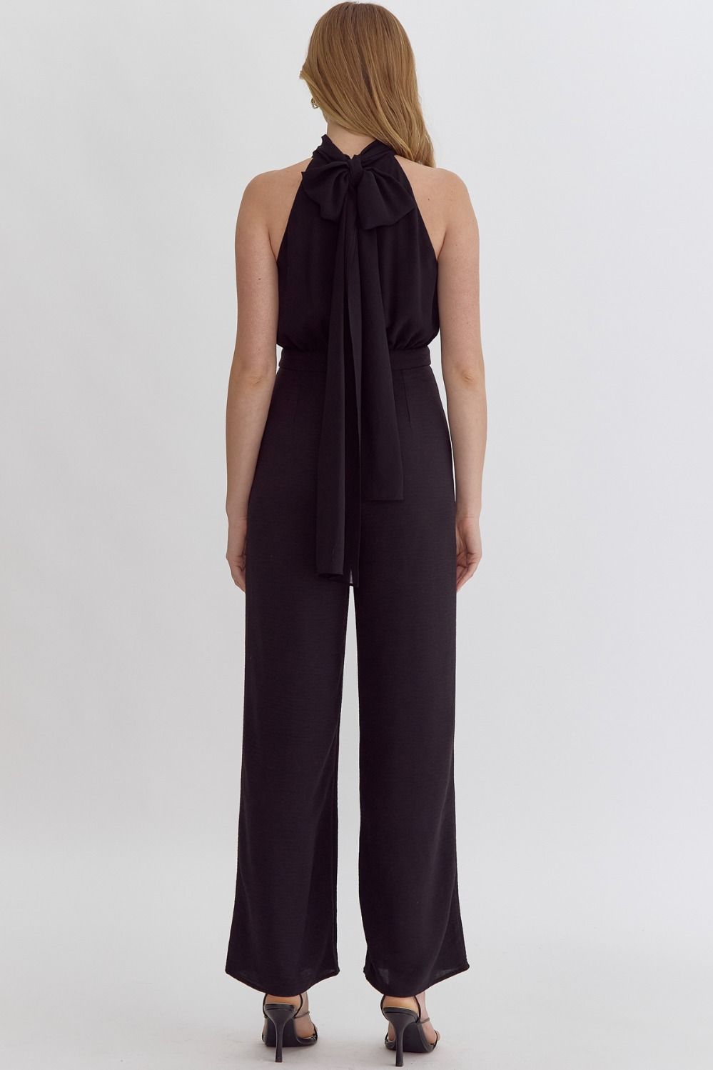 Black Halter Jumpsuit
