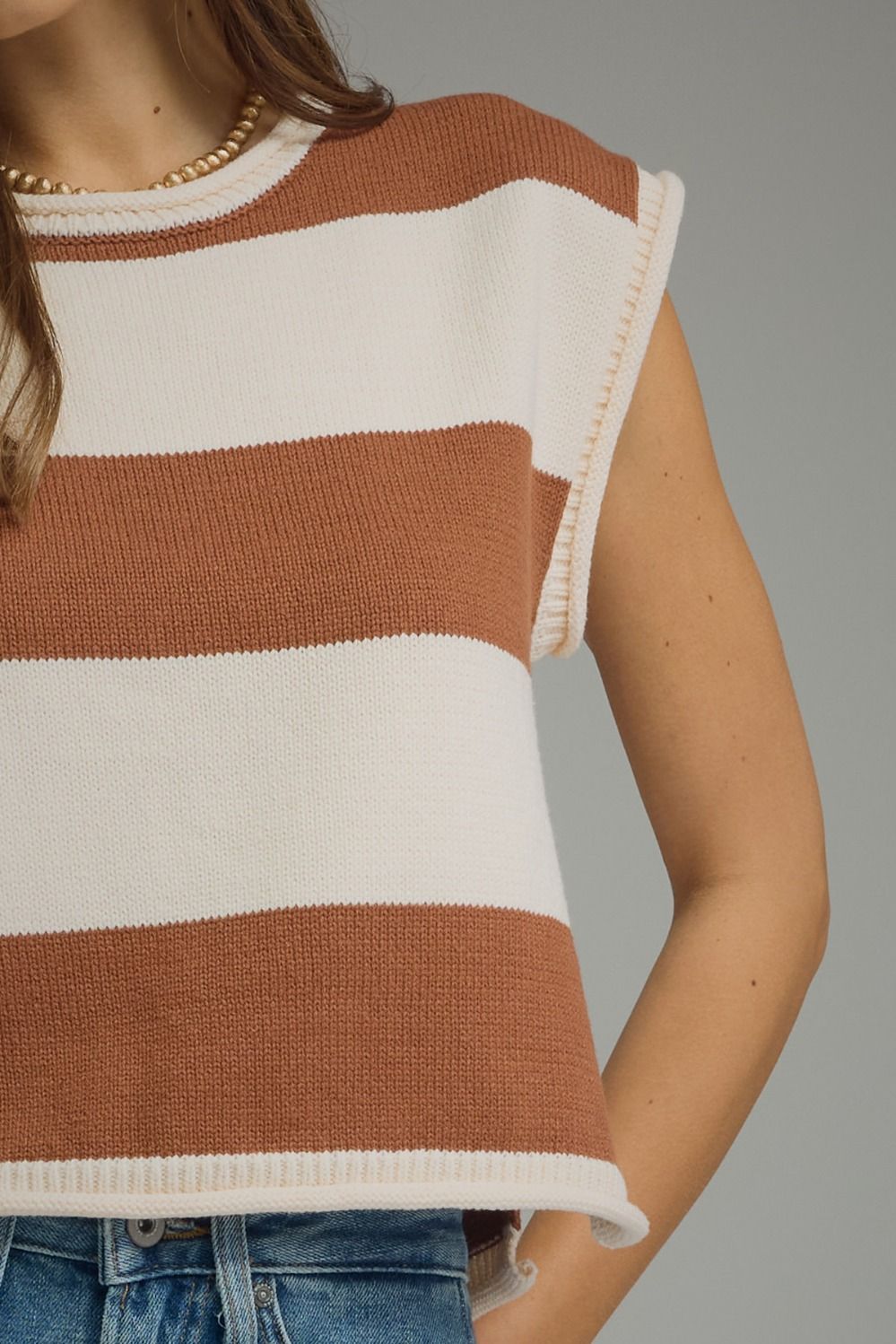 Mocha Stripe Sweater